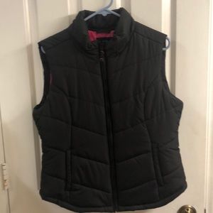 Aeropostale black/hot pink vest